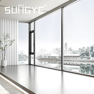 Sungye nfrc chứng nhận hợp kim nhôm cửa sổ cửa sổ kính E thấp cửa sổ xoay chống bão nhà cửa sổ nhà nghiêng Mỹ - Product Image 1