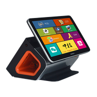 Zhongji A9 POS System Machine de caisse enregistreuse à écran tactile avec imprimante thermique intégrée de 80mm Auto Cutter
