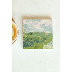 Posavasos de Piedra Individual de la Serie Vincent Van Gogh, Diseño Cuadrado 136, para Regalo Empresarial o Promocional - Product Image 1