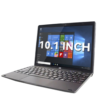 Tablet 2-in-1 Win11 Win10 10.1 Inci Intel Z8300 4GB 64GB SSD Baterai 6000MAH PC Tablet Laptop 2-in-1 dengan Keyboard Tablet PC