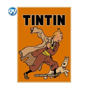 Póster de Anime de la <span class=keywords><strong>Película</strong></span> Animada Las Aventuras de <span class=keywords><strong>Tintín</strong></span>, Decoración Vintage de Papel Kraft para Restaurante, Bar, Cafetería, Pintura Decorativa de Pared - Product Image 3