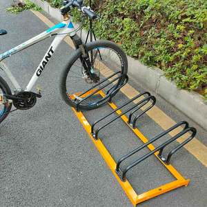 Garage de rangement extérieur Stationnement de vélos Support de station de vélo intérieur pouvant contenir 3 vélos Présentoir de magasin pour événements Stand Outils de <span class=keywords><strong>poste</strong></span> de vélo - Product Image 3