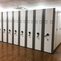 Rayonnage mobile en métal compact classeur Mobile pour meubles de bibliothèque de bureau pour le stockage de livres étagères de stockage mobiles