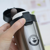 380ML 500ML acier inoxydable 304 vide Double couche thermos tasses rebondir Portable tasse à café couvercle rabattable tasse à café thermos infuseur