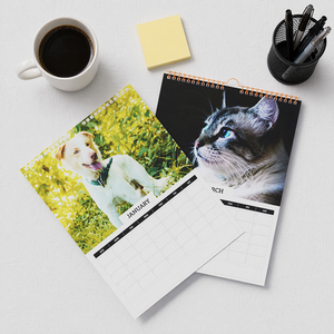 <span class=keywords><strong>Calendrier</strong></span> mural en spirale en papier personnalisé LIUSHUN Zhejiang Factory 2027, imprimé avec photo, pour la promotion de la marque et la promotion commerciale - Product Image 2