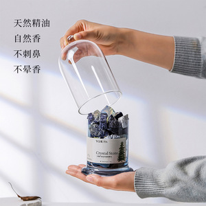 Yuhuan Crystal Stone Aroma Diffuser 50g Tabletop Fragrance Ornament Home Decor - Product Image 3