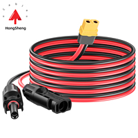 Câble d'extension solaire vers XT60 connecteur solaire 10AWG 5FT vers câble adaptateur XT60 pour panneau solaire vers centrale électrique portable