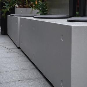 Dalles de béton perforées décoratives intérieures de café de style industriel incurvées sur mesure Panneaux de ciment personnalisés - Product Image 5