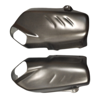 MOQ1 Accesorios para Carenado de Motocicleta, Cubierta de Escape de Fibra de Carbono Real para Ducati Panigale/Streetfighter V4 2021 - 2024