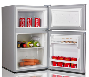 Energy Saving Double Door Factory 85L 12V 24V WITH ADAPTER Solar Fridge Freezer <b>Refrigerator</b> Home <b>Refrigerator</b> Home <b>Refrigerator</b> - Product Image 2
