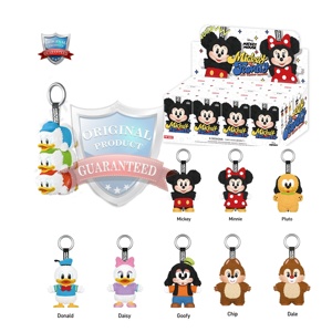 POPMART Original, Serie de Llaveros de la Familia Mickey, Lindos Juntos, Figura de Anime Artesanal, Caja Ciega de Vinilo Coleccionable, Regalo - Product Image 1