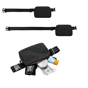 Personalizado Reciclado Nylon Fanny Pack Unisex Zipper Encerramento Ajustável Cintura Saco para Caminhadas Correndo Andando Bonito Peito <span class=keywords><strong>Bag</strong></span> Design - Product Image 3