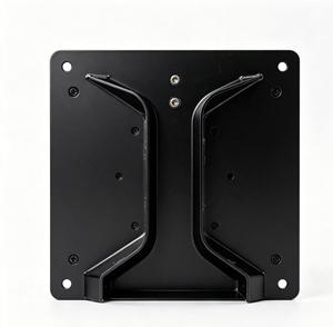 Fabrication sur mesure de tôles métalliques, boîtier en acier usiné CNC, finition noire, pièce de fabrication de précision - Product Image 4