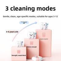 Cepillo de Dientes Eléctrico Inteligente Mijia para Niños, Color Azul y Rosa, Pantalla en Chino, Control por Aplicación Xiaomi