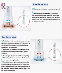 Electroporación Portátil en Oferta, Crioterapia Facial, Martillo Frío y Caliente para la Piel, Desintoxicación Ems, Rejuvenecimiento e Hidratación de la Piel - Product Image 2