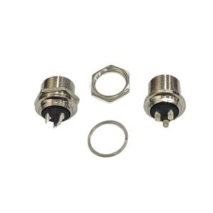 Conector macho GX20 F para aviación, de 2 a 15 pines, montaje en panel, aleación de zinc, niquelado, para reemplazo y reparación - Product Image 1