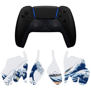 PlayVital Split Design the Great Wave Anti-Skid Sweat-Absorbent Premium <b>Grip</b> for PS5 <b>Controller</b> - Product Image 2