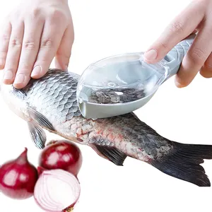 Dapur Baru Parutan Kulit Ikan Pengupas Pembersih Scaler Scraper Skala Ikan Scraper Skala Ikan Remover