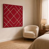 Autocollants muraux en feutre PET texturé, doux et modernes, pour la décoration de la maison, du bureau, de la salle d'étude, de la chambre à coucher, du salon