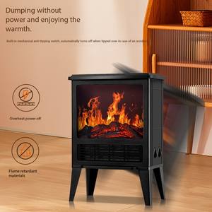 Calefacción portátil independiente de pie calentador eléctrico espacio estufa <span class=keywords><strong>chimenea</strong></span> <span class=keywords><strong>con</strong></span> <span class=keywords><strong>patas</strong></span> - Product Image 5