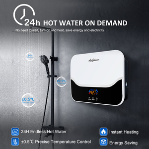 เครื่องทำน้ำอุ่นไฟฟ้า 220V 5500W สำหรับห้องน้ำ ใช้งานง่าย พร้อมหน้าจอ LED ดิจิตอล ติดตั้งใต้ซิงค์ - Product Image 4