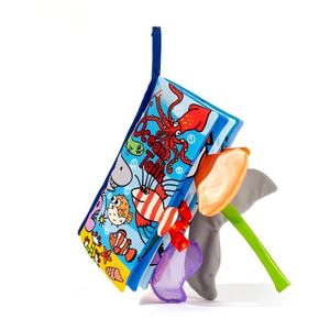 Libros <span class=keywords><strong>de</strong></span> Tela para Bebés con Texturas para Tocar y Sentir, Libros <span class=keywords><strong>de</strong></span> Aprendizaje Educativos, Libros Sensoriales Suaves - Product Image 6