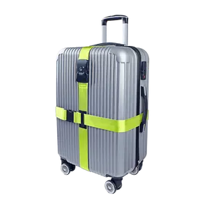 TSA toka ile özel seyahat kişisel çapraz valiz kayışı