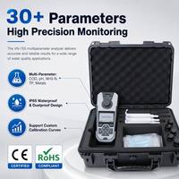 Analyseur d'eau portable multiparamètres VN-750, étanche IP65, détection de la turbidité, du chlore résiduel et du chlore total, données USB