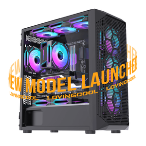 Lovingcool 2026 Vente chaude Boîtier <span class=keywords><strong>d</strong></span>'<span class=keywords><strong>ordinateur</strong></span> en maille noire E-ATX ATX MATX Boîtier de jeu pour PC Boîtier de <span class=keywords><strong>tour</strong></span> complet pour <span class=keywords><strong>ordinateur</strong></span> de jeu - Product Image 6