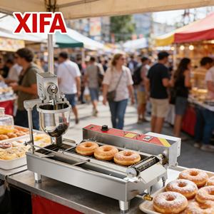 Machine à glaçage de beignets commerciale en acier inoxydable 304, machine automatique à glaçage de beignets pour beignets glacés, enrobage au chocolat - Product Image 2