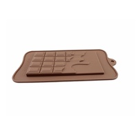 Neues Design Online-Shop Rechteckige Schokoladenform aus Lebensmittelqualität Silikon Fondant Kuchen Dekorative Schokoladenform Backzubehör