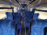 Autocar VIP de luxe 50 places, 12,5 m, à un étage, pour les voyages longue distance |   avec toilettes et port USB |   Moteur Cummins/Weichai
