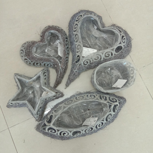 Panier en rotin de jardin à fleurs 1 pièce, <span class=keywords><strong>pour</strong></span> pots de fleurs, de forme croisée - Product Image 5