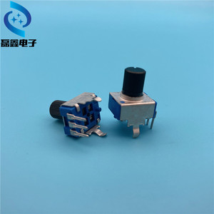 Potentiomètre rotatif R0932N B200K 1 canal, axe moleté, 1 tour, résistance réglable pour l'électronique - Product Image 3