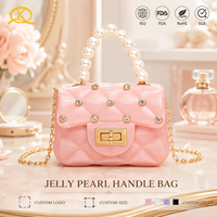 Sacs à bandoulière en cuir PVC pour enfants et femmes, sacs à bandoulière en forme de cœur pour filles, mini porte-monnaie pour enfants, sacs à main en gelée, cadeaux pour enfants