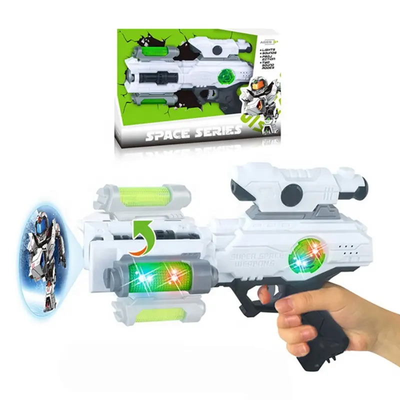 battle weapon play set plastic model toy gun with glasses