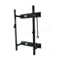 Rack de puissance pliable OEM d'usine avec banc rack de squat mural pliant