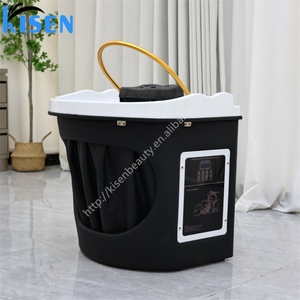 Kisen Hair Spa : Ensemble de lavabo multifonctionnel pour shampoing, équipement connecté par tuyau, hydrothérapie fumigable, lavabo sans tuyauterie à circulation d'eau - Product Image 2