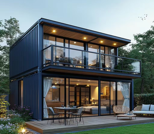 Sẵn sàng có thể tháo rời xách tay 10ft 20ft 40ft sang trọng sống nhà phòng ngủ Modular đúc sẵn phẳng gói container nhà - Product Image 3