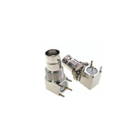 Connecteur coaxial RF BNC mâle à angle droit pour montage sur circuit imprimé, connecteur à broches pour câble coaxial