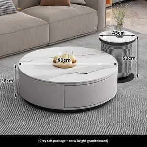 <span class=keywords><strong>Mueble</strong></span> de <span class=keywords><strong>TV</strong></span> de Panel de Roca Italiano de Alta Gama, Mesa de Centro para Decoración de Sala de Estar Moderna, Juego de Muebles - Product Image 4