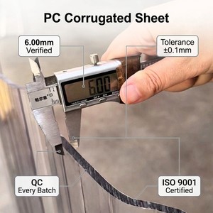 Tôles ondulées en polycarbonate transparent IBR de 1,5 mm et 2 mm pour toitures industrielles et entrepôts – Fabrication OEM - Product Image 5