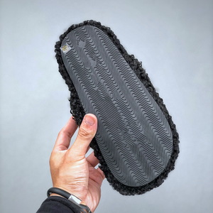 รองเท้าแตะขนสัตว์แฟชั่นดีไซเนอร์ดังประจำปี 2026 สำหรับผู้หญิง  ตกแต่งด้วยงานปัก  ขนแกะคุณภาพสูง  แบบสวมใส่ได้ทั้งชายและหญิง - Product Image 3