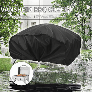 Housse <span class=keywords><strong>de</strong></span> <span class=keywords><strong>protection</strong></span> pour barbecue au charbon <span class=keywords><strong>de</strong></span> bois VANSHEIM pour Q100/1000 Enders Urban Pro, imperméable, anti-UV, coupe-vent, en tissu Oxford - Product Image 2