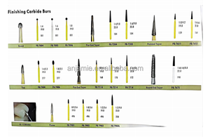 Đầu mài răng bằng cacbua vonfram độ cứng cao, dụng cụ đánh bóng nha khoa, đầu mài kim cương - Product Image 5