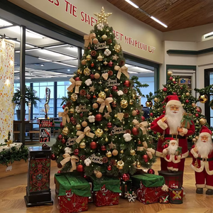 Décorations d'arbre <span class=keywords><strong>de</strong></span> <span class=keywords><strong>Noël</strong></span> <span class=keywords><strong>artificiel</strong></span> <span class=keywords><strong>pré</strong></span>-assemblées, arbre <span class=keywords><strong>de</strong></span> <span class=keywords><strong>Noël</strong></span> en PVC, mini arbre <span class=keywords><strong>de</strong></span> <span class=keywords><strong>Noël</strong></span> vert - Product Image 2