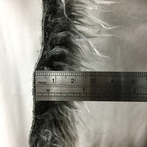 <span class=keywords><strong>Tela</strong></span> de felpa de fibra corta de poliéster 100% ligera de lana de playa <span class=keywords><strong>gris</strong></span> oscuro para juguetes textiles para el hogar ropa artesanías - Product Image 3