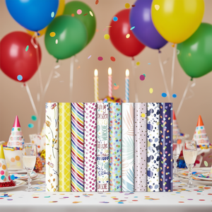 Papel de Regalo ZOEWIE 2mx70cm, Paquete de 60 Hojas, Artículos para Fiestas - Product Image 3