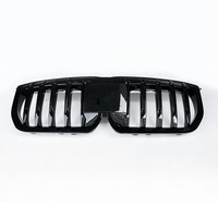 Parrilla Delantera Negra Premium Estilo Guerrero con Acabado Brillante para BMW X1 U11 2023 2024 2025, Transformación con Aspecto Deportivo