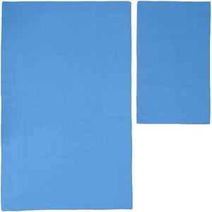 Serviette de plage grande taille en microfibre suédée à séchage rapide, entièrement personnalisable, super absorbante et sans sable, avec sac EVA et impression de logo - Product Image 4